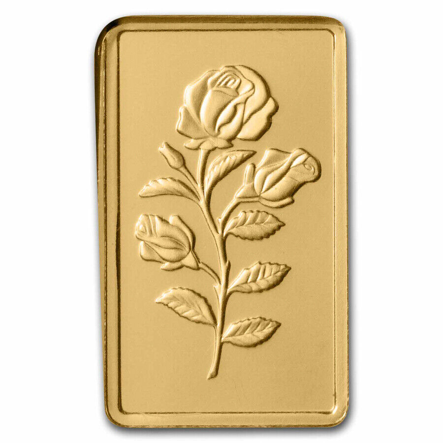 2.5g Gold Bar - PAMP Suisse Rosa VIP