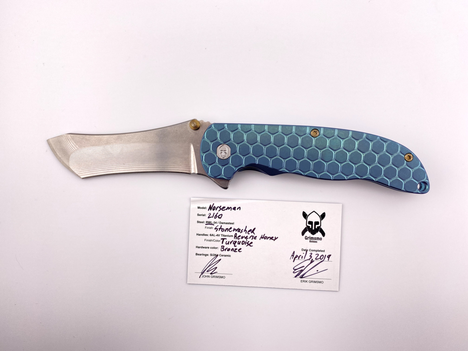 Grimsmo Knives Norseman RWL-34 Steel VIP Marketplace