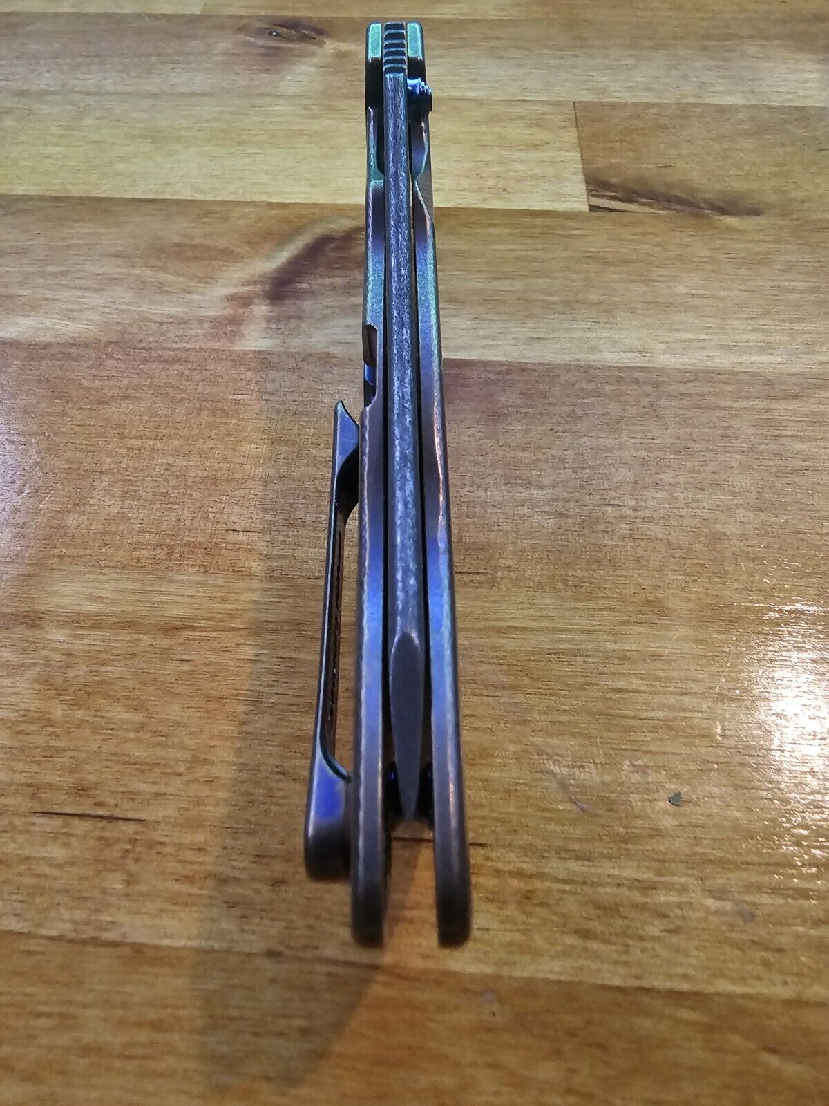Purple Crosshatch Grimsmo Norseman with Bronze Flakes