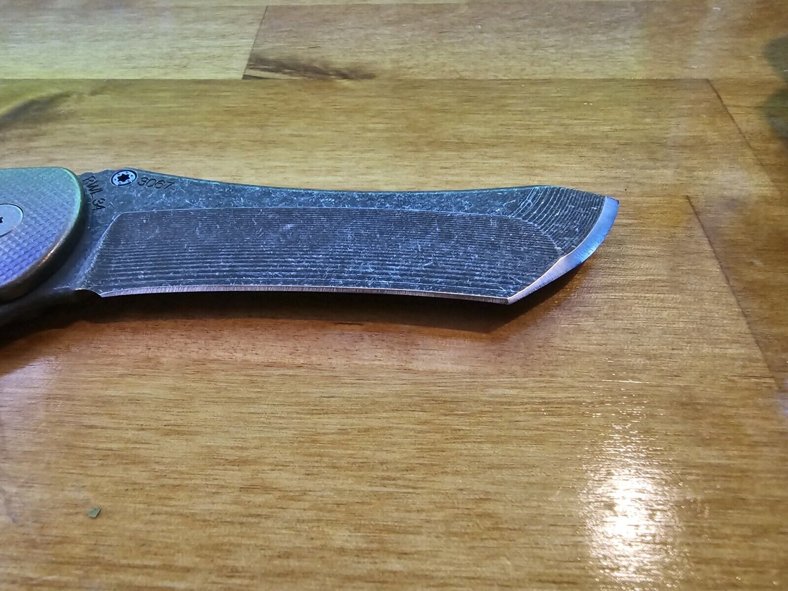 Purple Crosshatch Grimsmo Norseman with Bronze Flakes