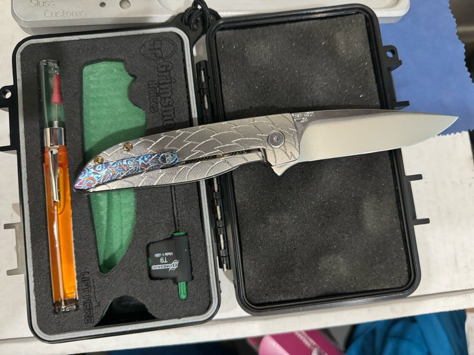 Grimsmo Dragon Rask #301 with Timascus Clip
