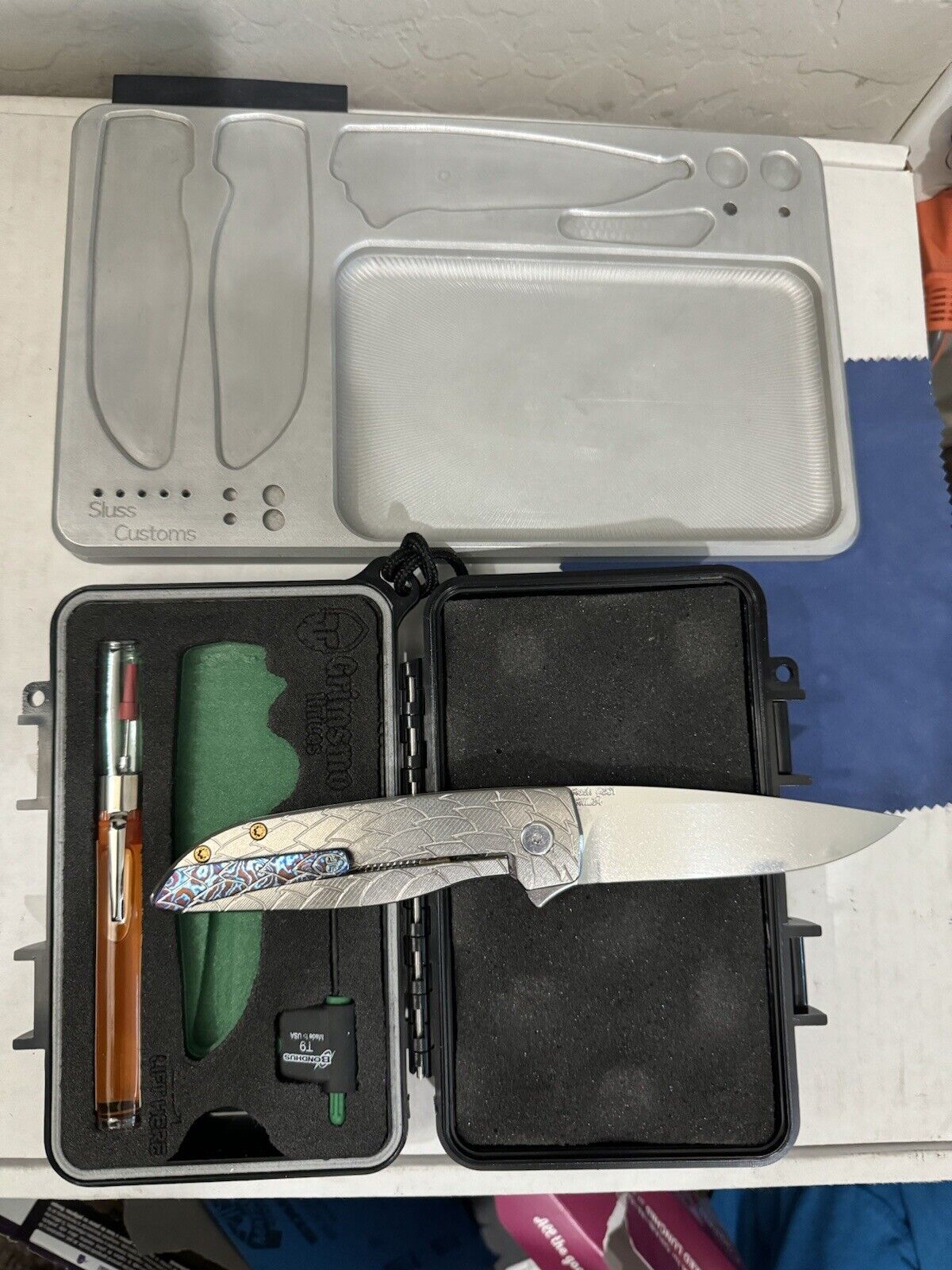 Grimsmo Dragon Rask #301 with Timascus Clip