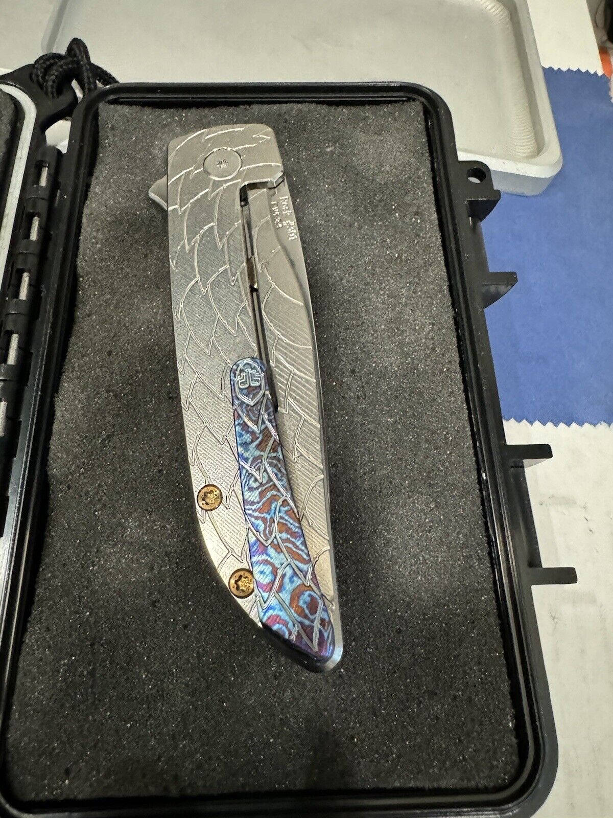 Grimsmo Dragon Rask #301 with Timascus Clip