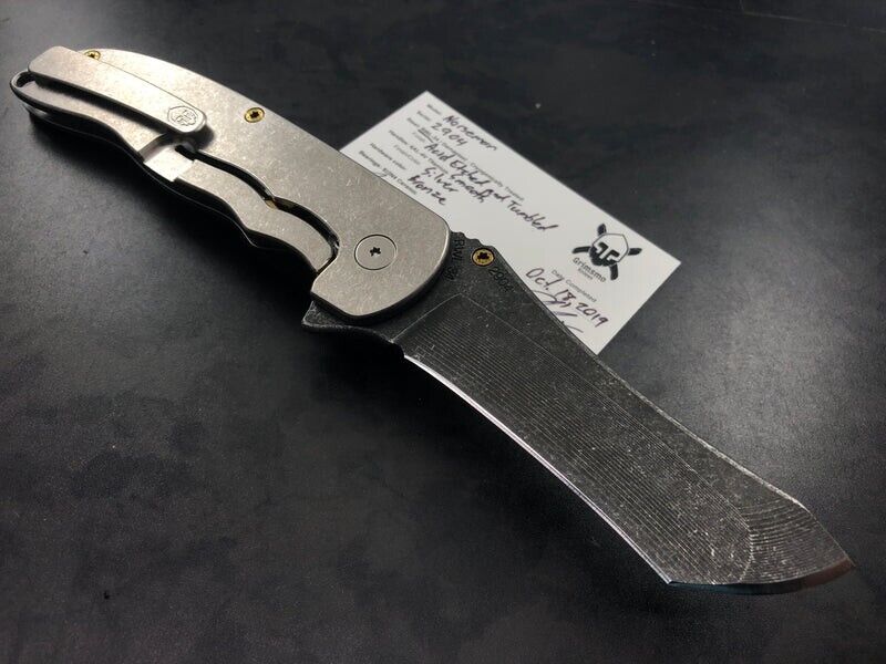 Grimsmo Norseman #2904: Silver smooth handle, bronze hardware