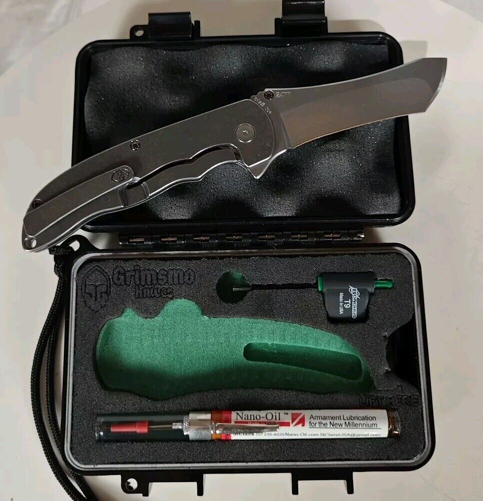 Grimsmo Norseman Knife #2477 Honeycomb Purple Stonewashed