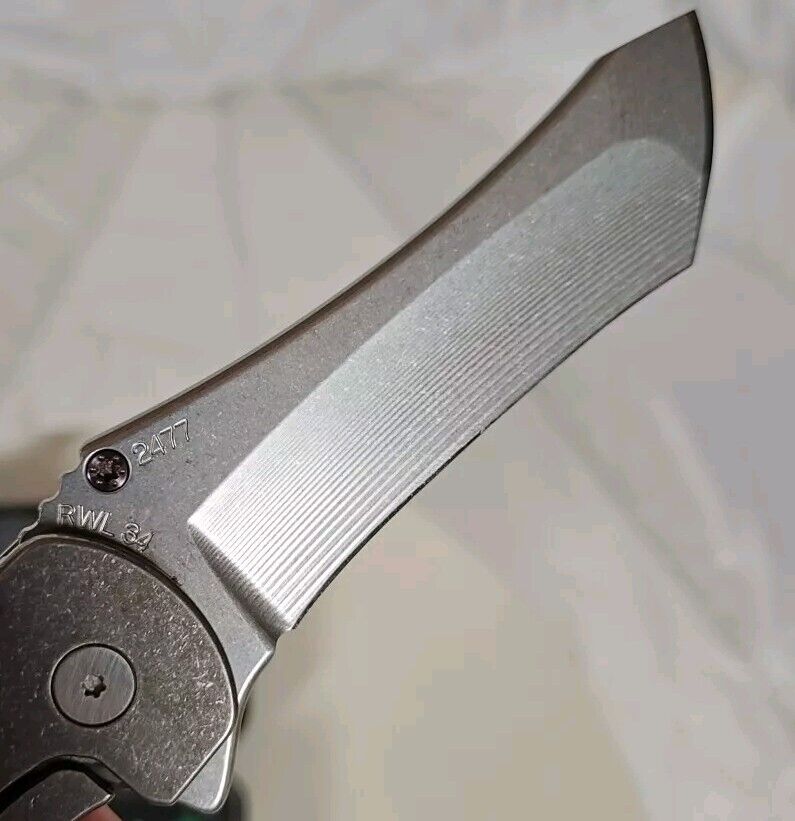Grimsmo Norseman Knife #2477 Honeycomb Purple Stonewashed
