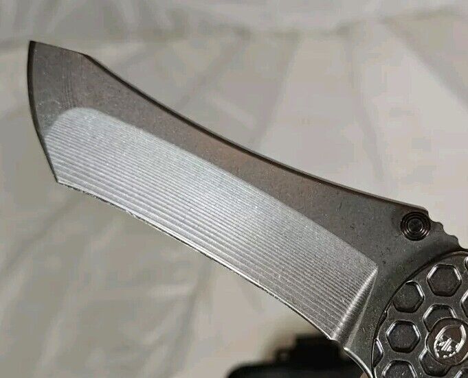 Grimsmo Norseman Knife #2477 Honeycomb Purple Stonewashed