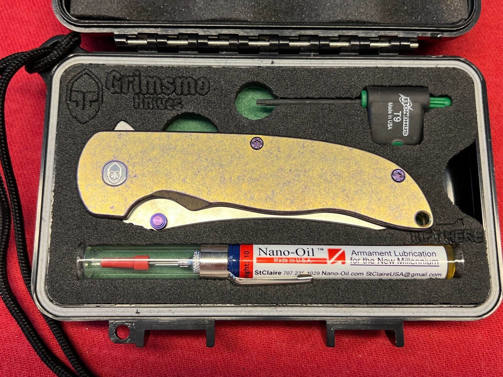 Stonewashed Gold Norseman with Purple Flakes VIP Edition