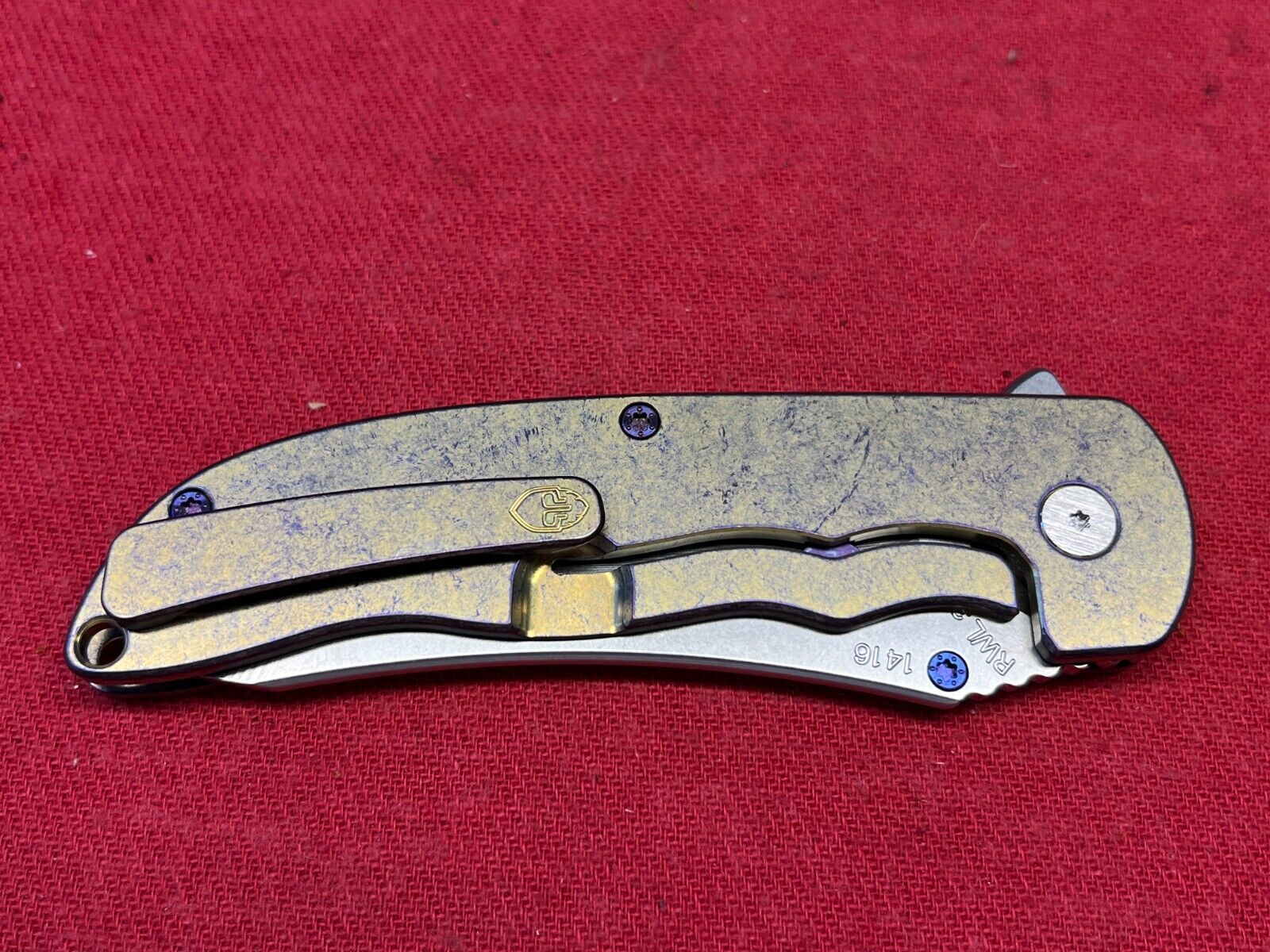 Stonewashed Gold Norseman with Purple Flakes VIP Edition