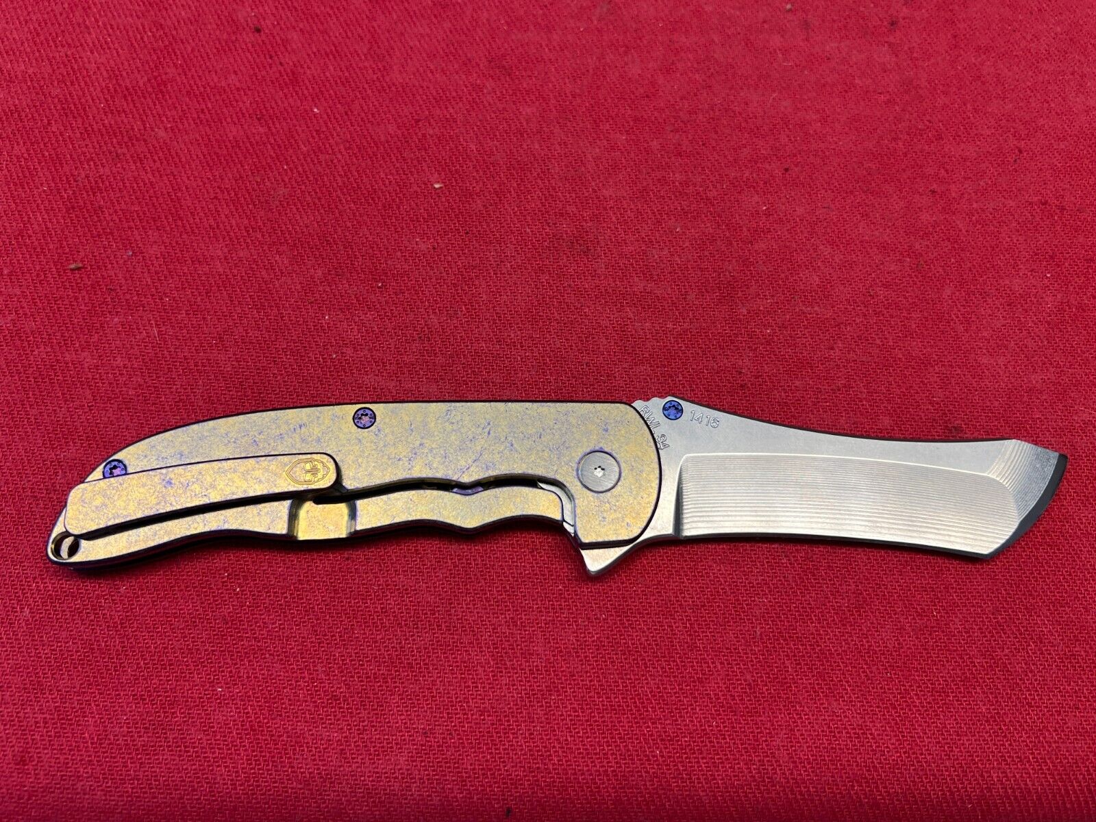 Stonewashed Gold Norseman with Purple Flakes VIP Edition