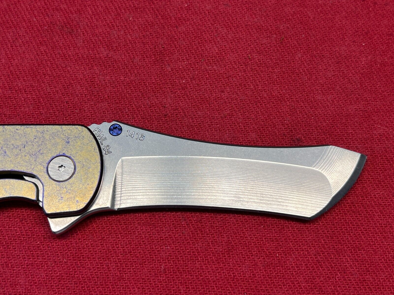 Stonewashed Gold Norseman with Purple Flakes VIP Edition