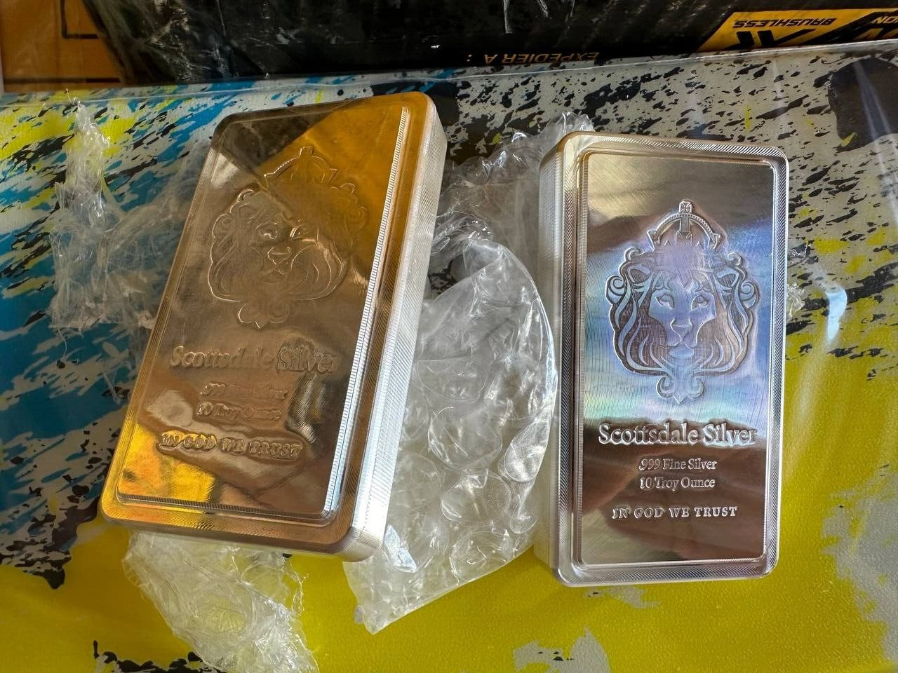 2 X 10 oz Scottsdale Stacker .999 Fine Silver