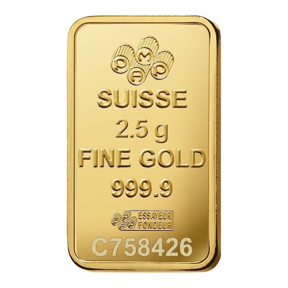 PAMP Suisse Rosa 2.5g Gold Bar .9999