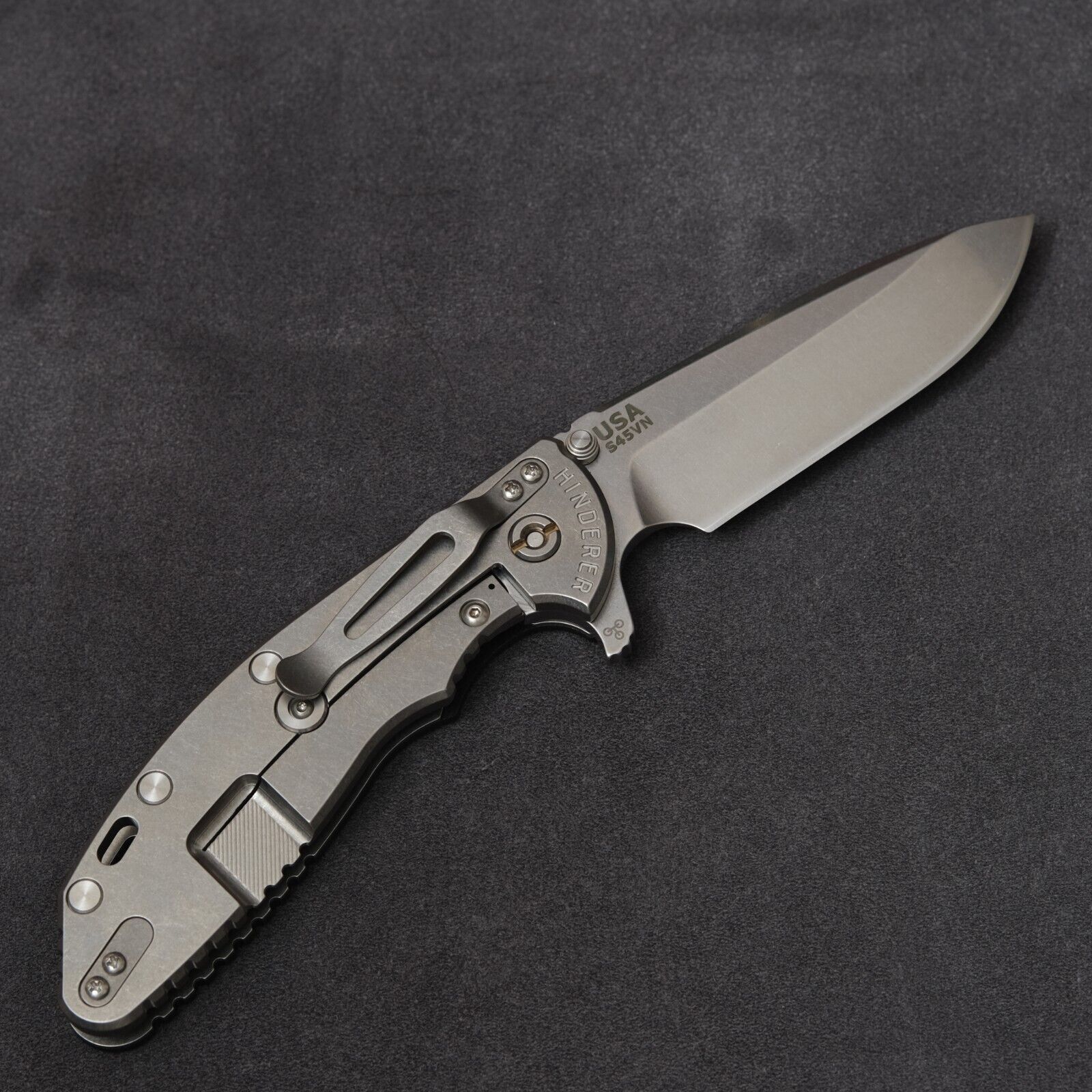 Hinderer Knives XM-24 Spearpoint - Black G10/S45VN