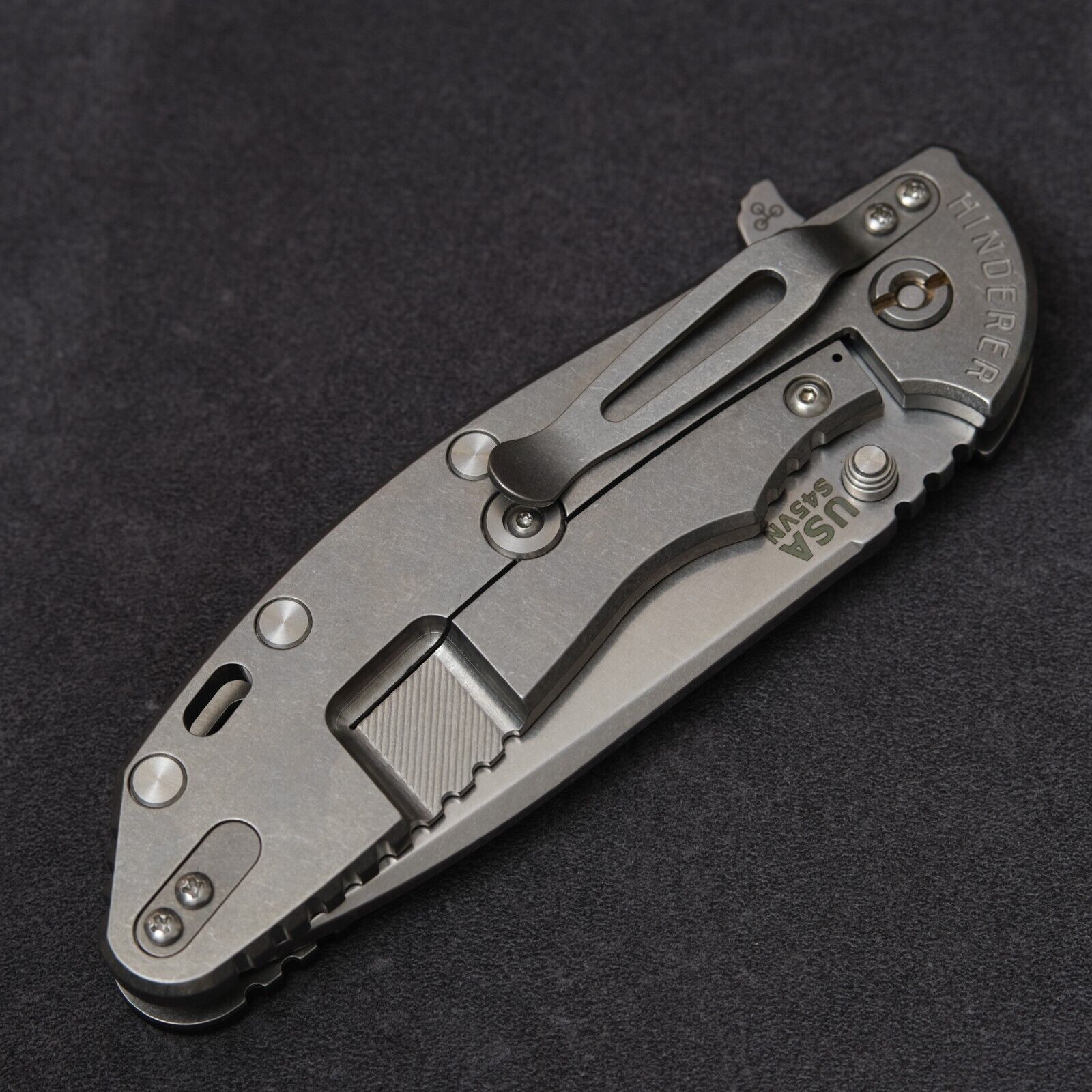 Hinderer Knives XM-24 Spearpoint - Black G10/S45VN