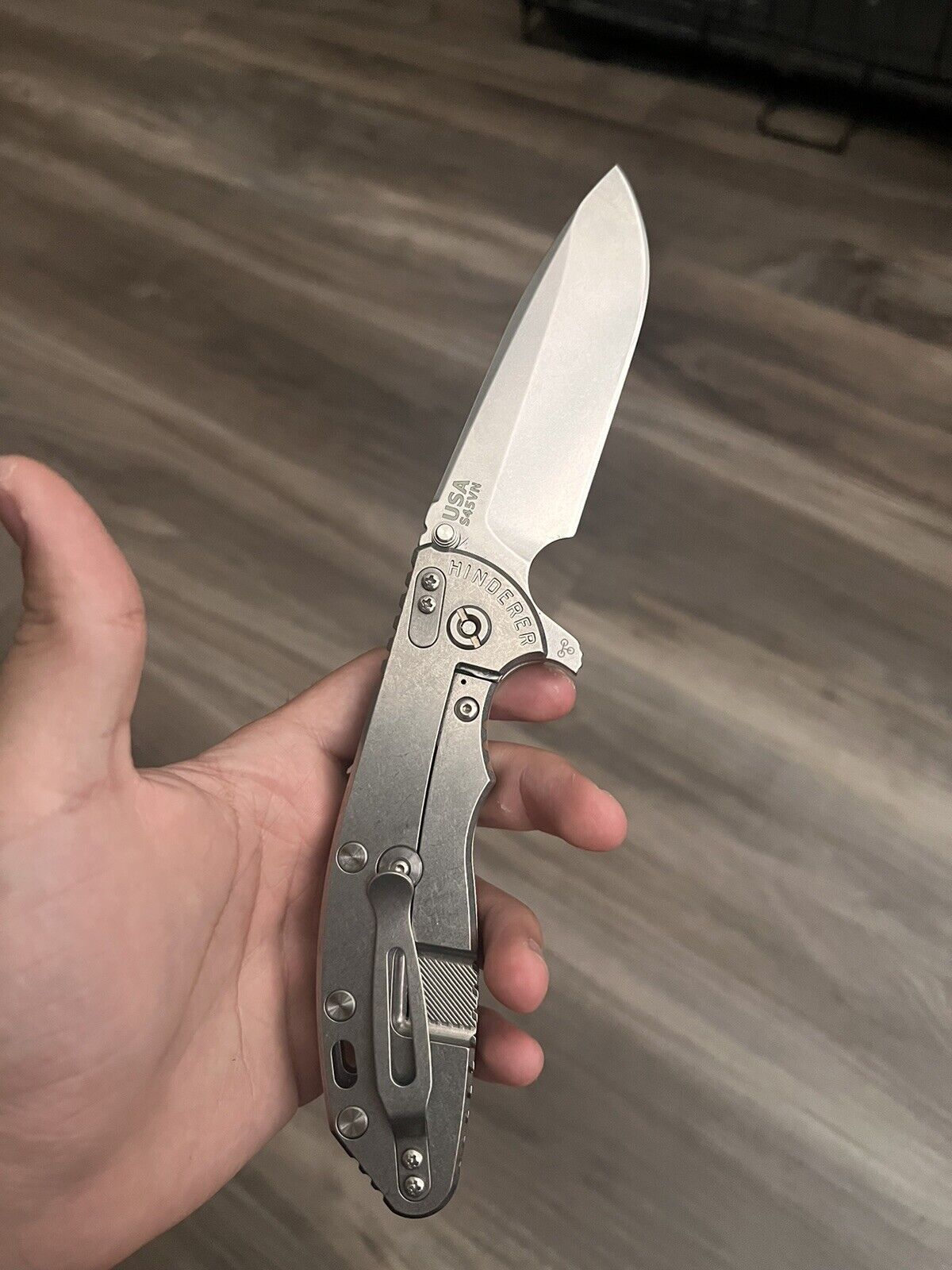 Rick Hinderer XM-24 Spear Point S45VN Knife