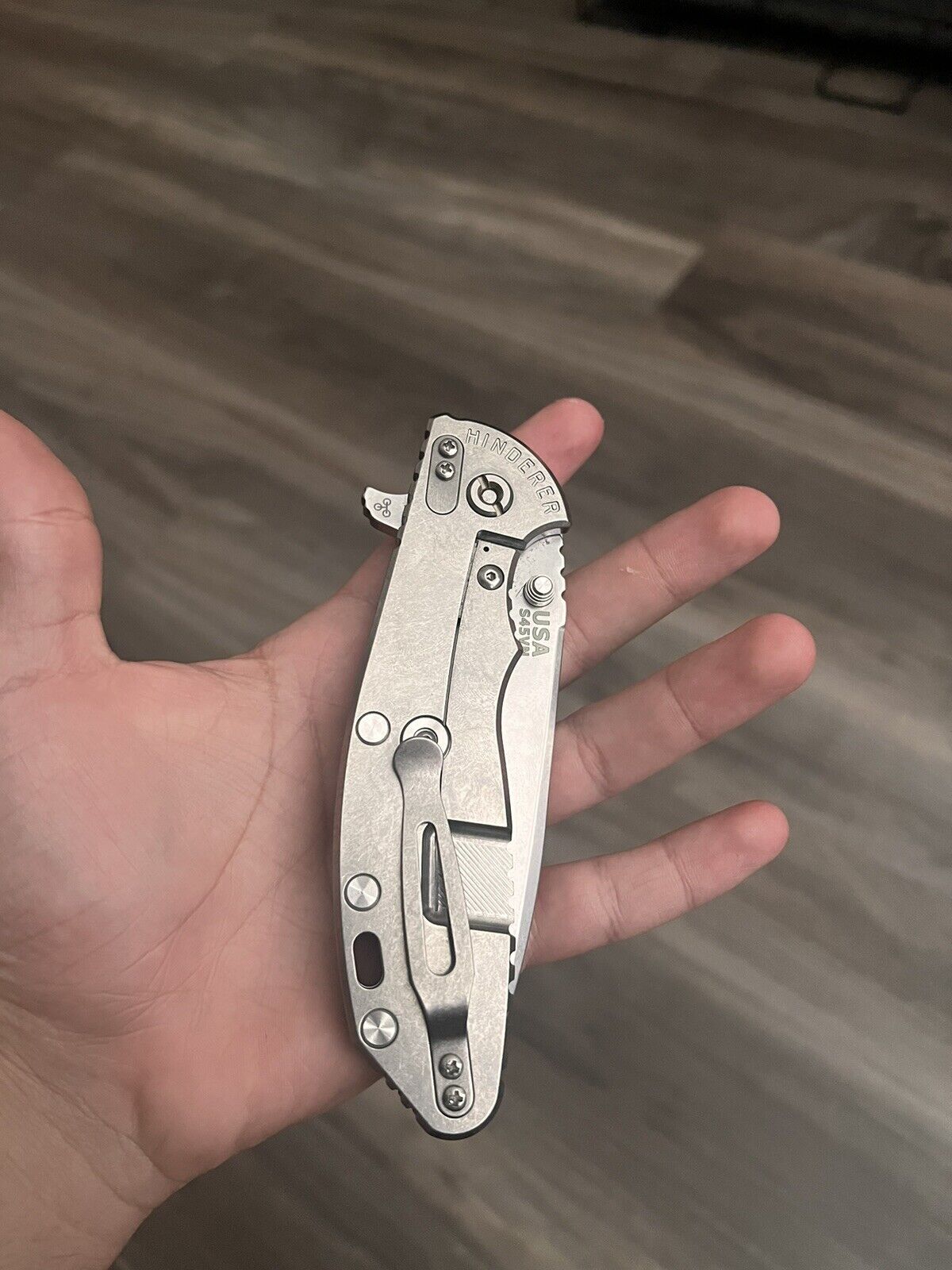 Rick Hinderer XM-24 Spear Point S45VN Knife