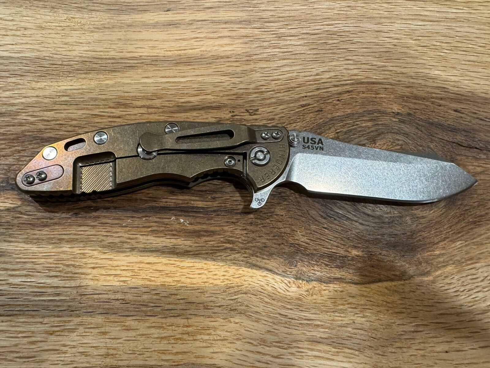 Rick Hinderer XM18 Skinner Knife 3.5" S45VN G10