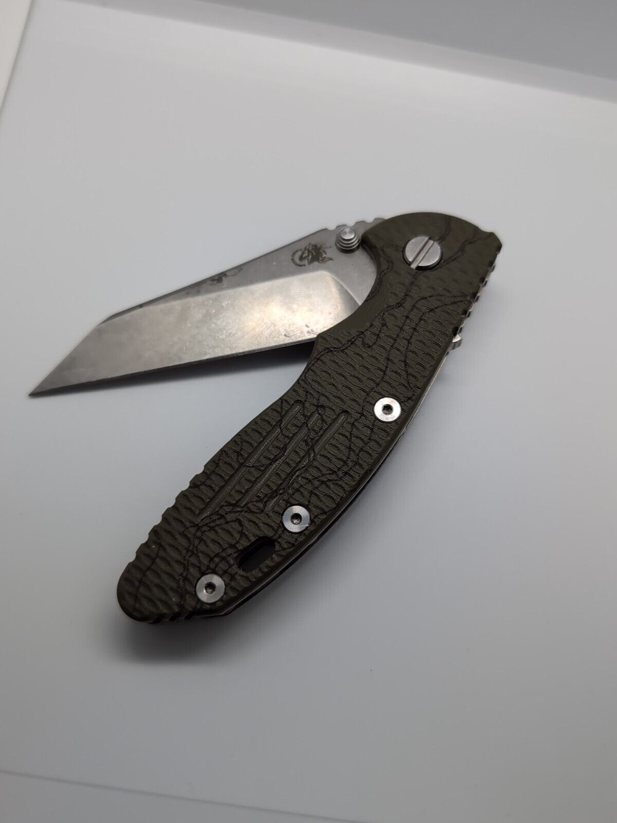 VIP Online: Hinderer Wharncliffe Knife CPM20CV XM Green OD