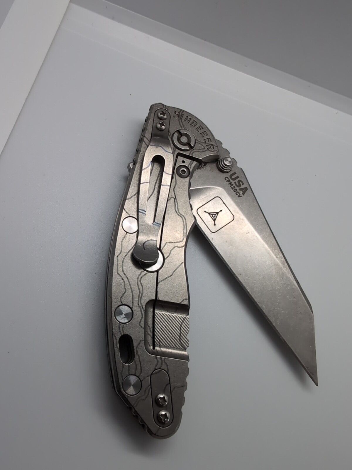 VIP Online: Hinderer Wharncliffe Knife CPM20CV XM Green OD
