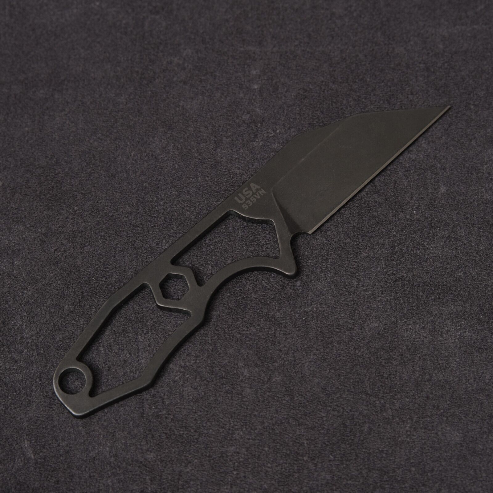Hinderer Knives LP-1 Neck Knife - Black VIP