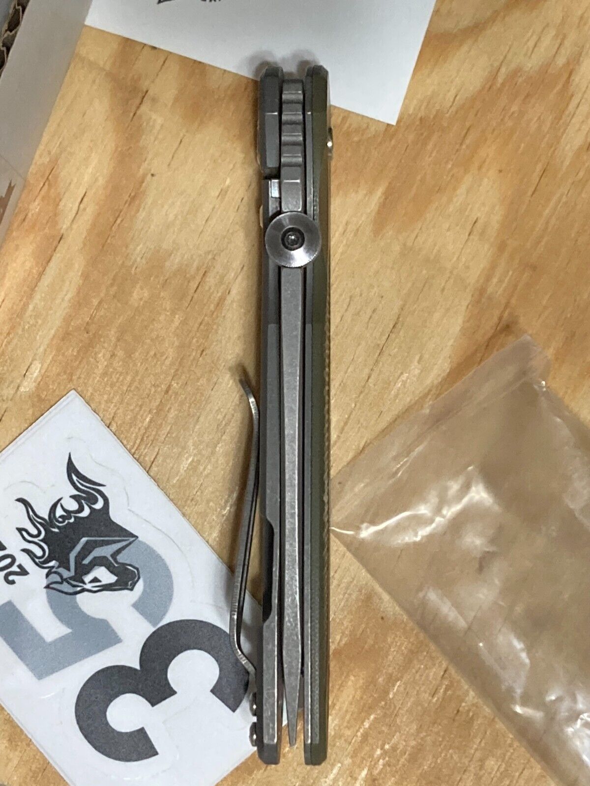 Hinderer Firetac Spanto Blade, CPM 20CV Knife