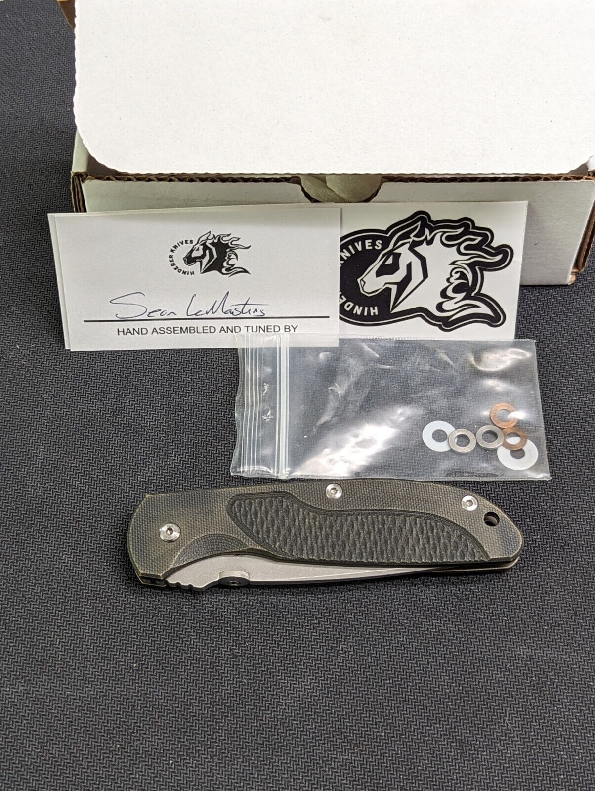 VIP Hinderer Firetac Recurve Knife