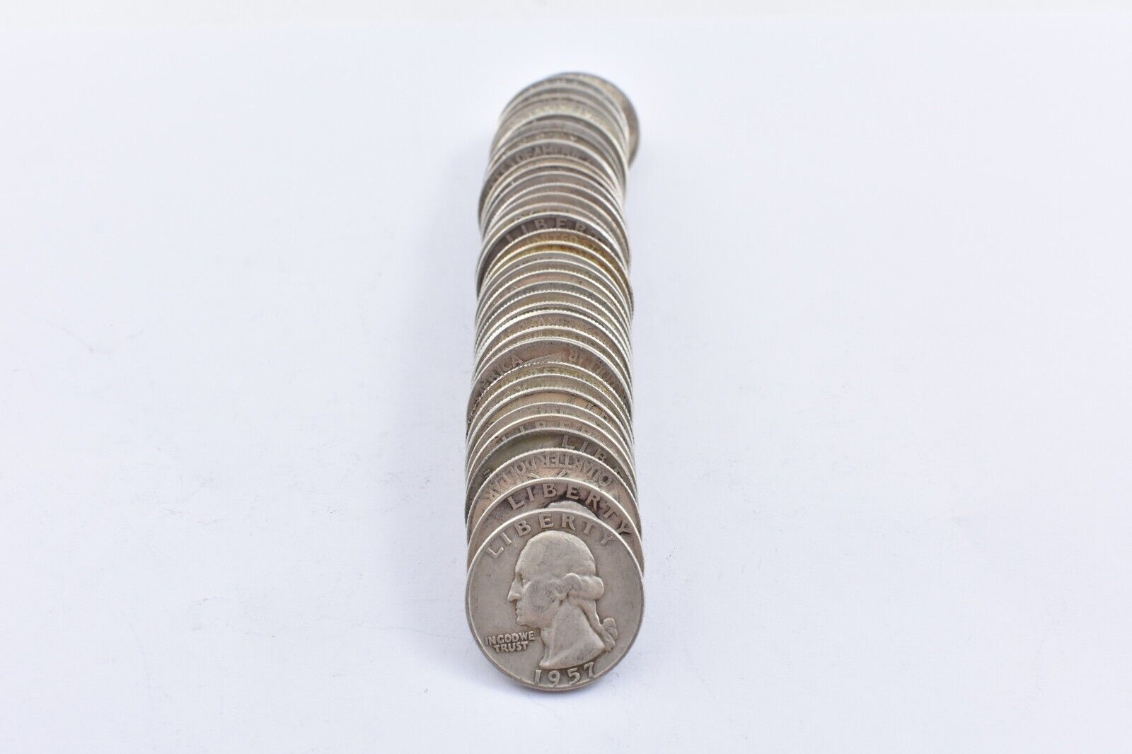 Washington Quarters $10 Face 90% Silver Roll Collection