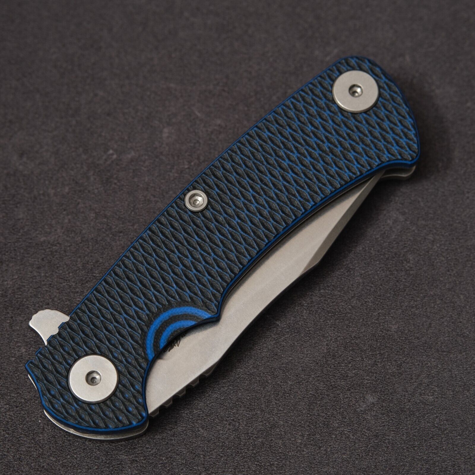 Hinderer Knives Project X Blue Black VIP G10
