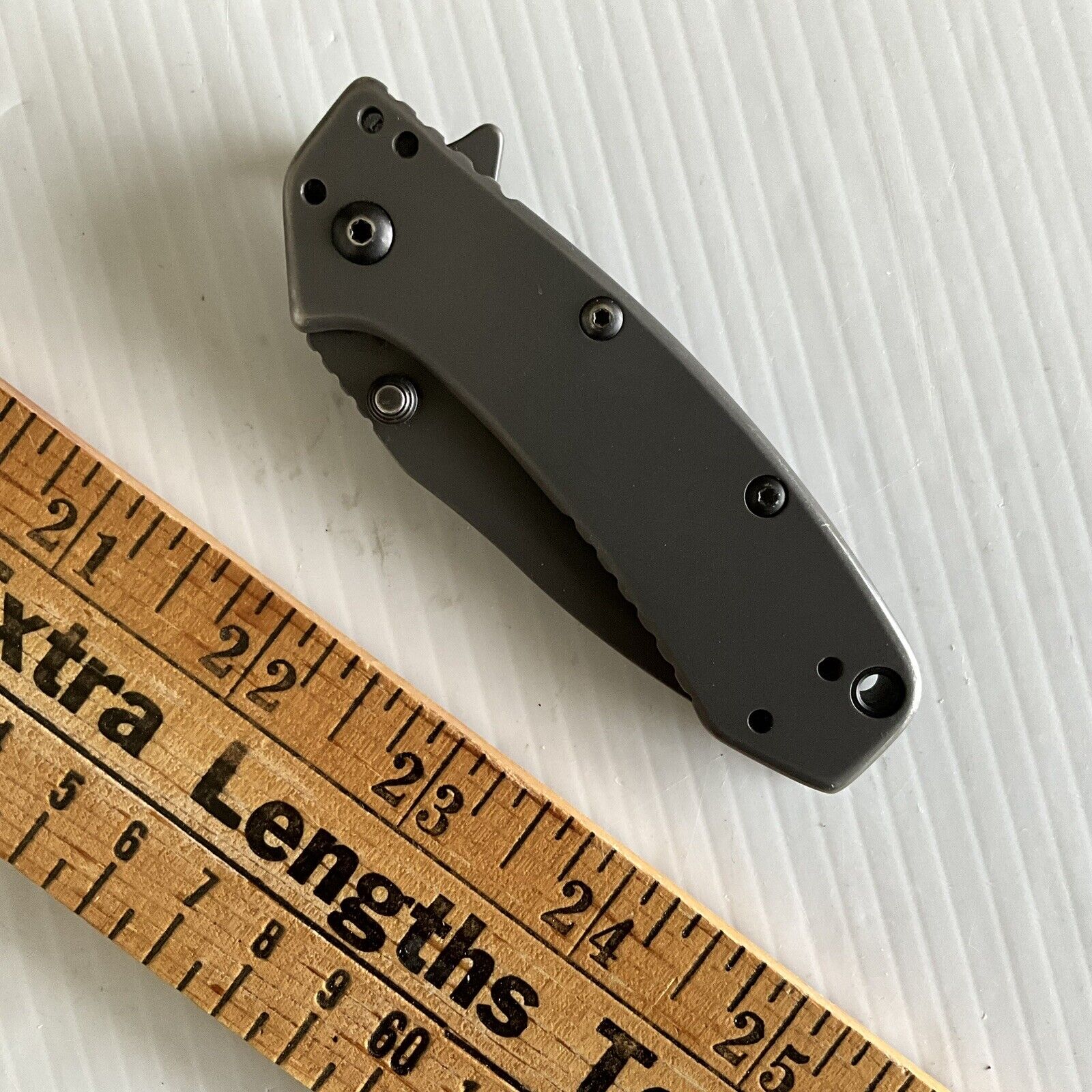 Kershaw Cryo 155TI Gray Framelock Folding Pocket Knife