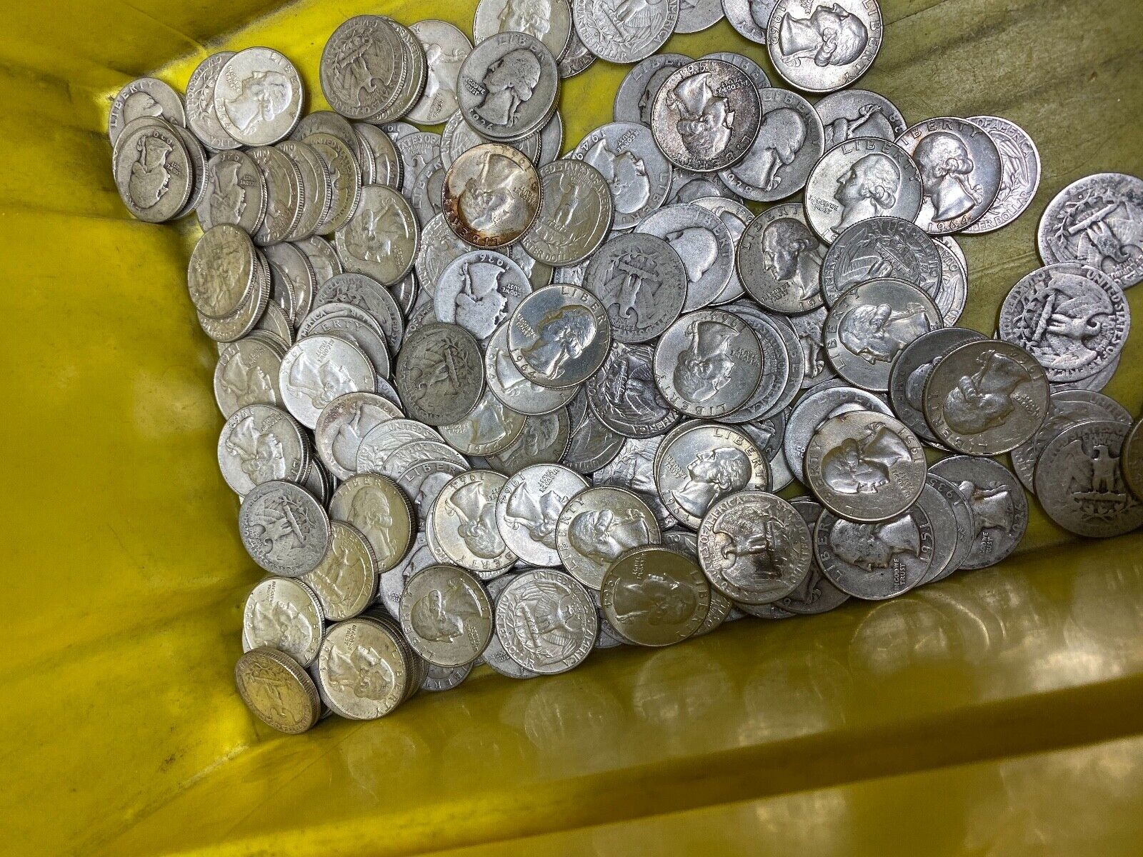 Washington Quarters $10 Face 90% Silver Roll Collection