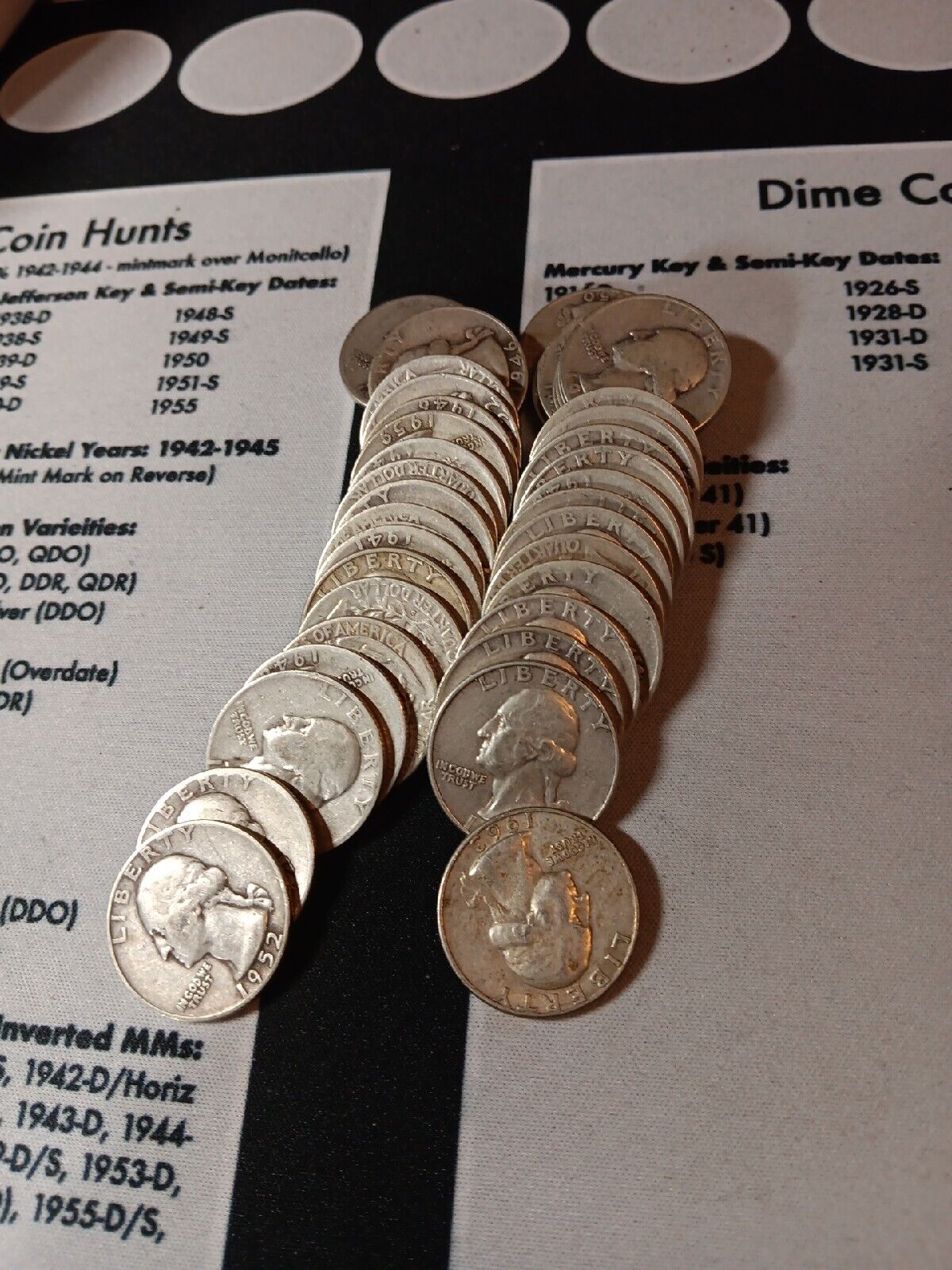 40 $10 Face Value 90% Silver Washington Quarters