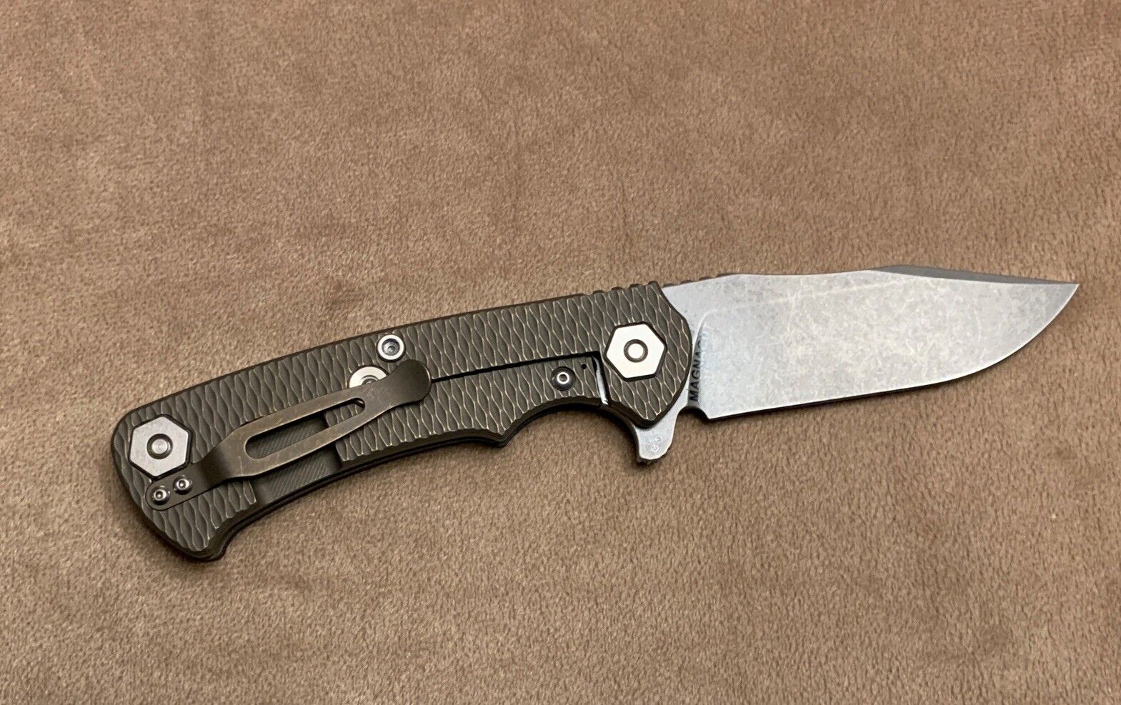 Hinderer Project X Black G10 Knife, VIP Exclusive