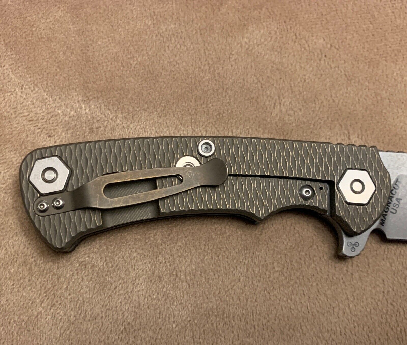 Hinderer Project X Black G10 Knife, VIP Exclusive