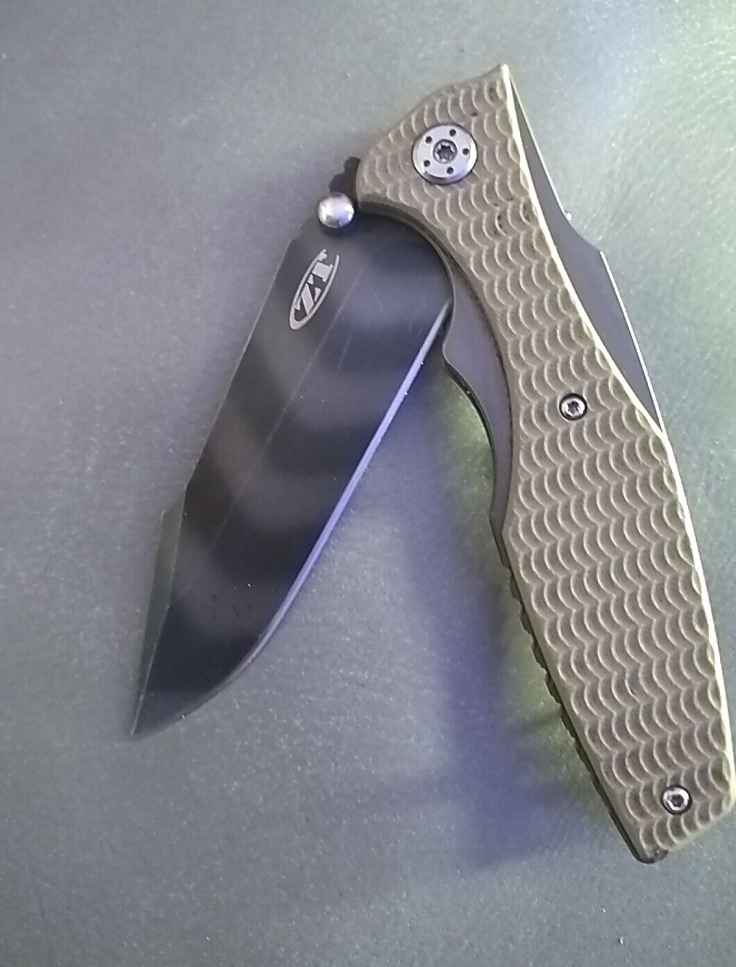 Zero Tolerance Hinderer Folding Knife - Tiger Stripe