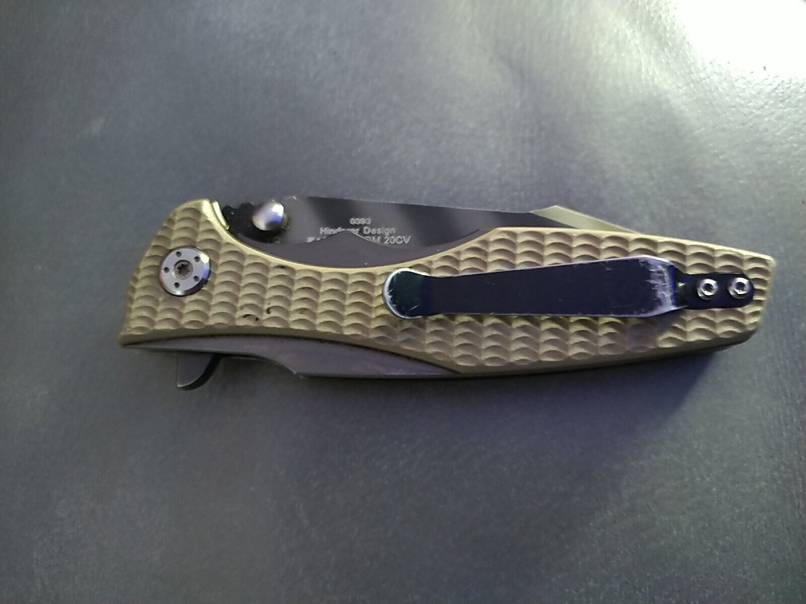 Zero Tolerance Hinderer Folding Knife - Tiger Stripe