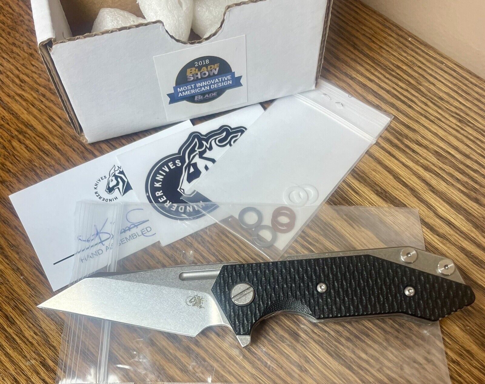 Hinderer Knives Halftrack Wharncliffe CPM 20CV G10