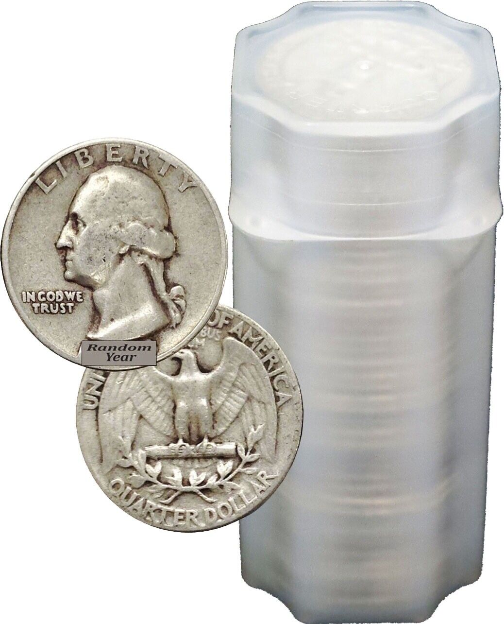 40 $10 Face Value 90% Silver Washington Quarters