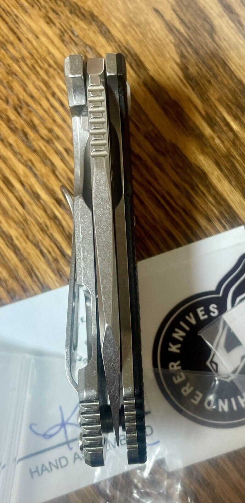 Hinderer Knives Halftrack Wharncliffe CPM 20CV G10