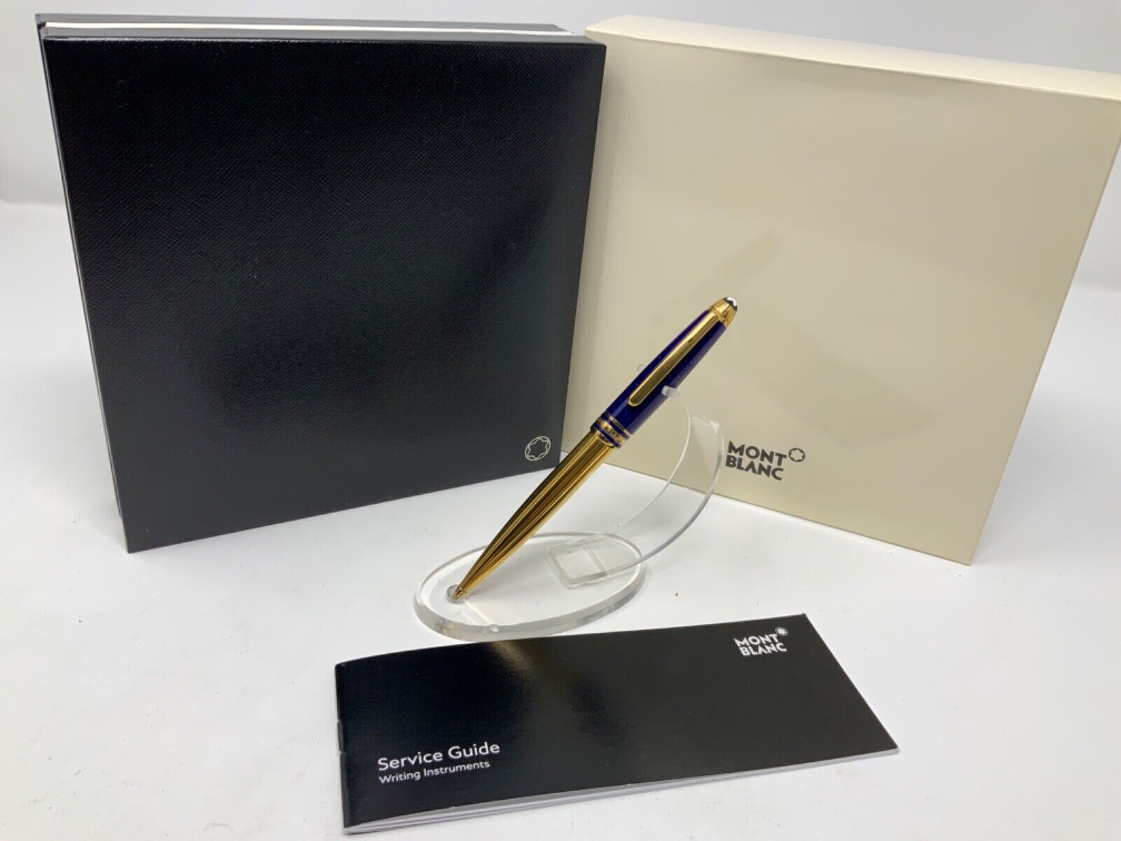 MONTBLANC Solitaire Ramses II Lapis Lazuli Vermeil Pen