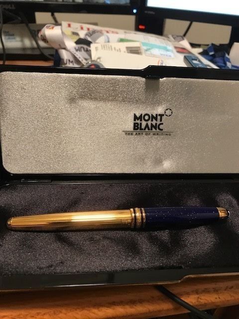 Montblanc Meisterstuck Ramses II Lapis Fountain Pen VIP