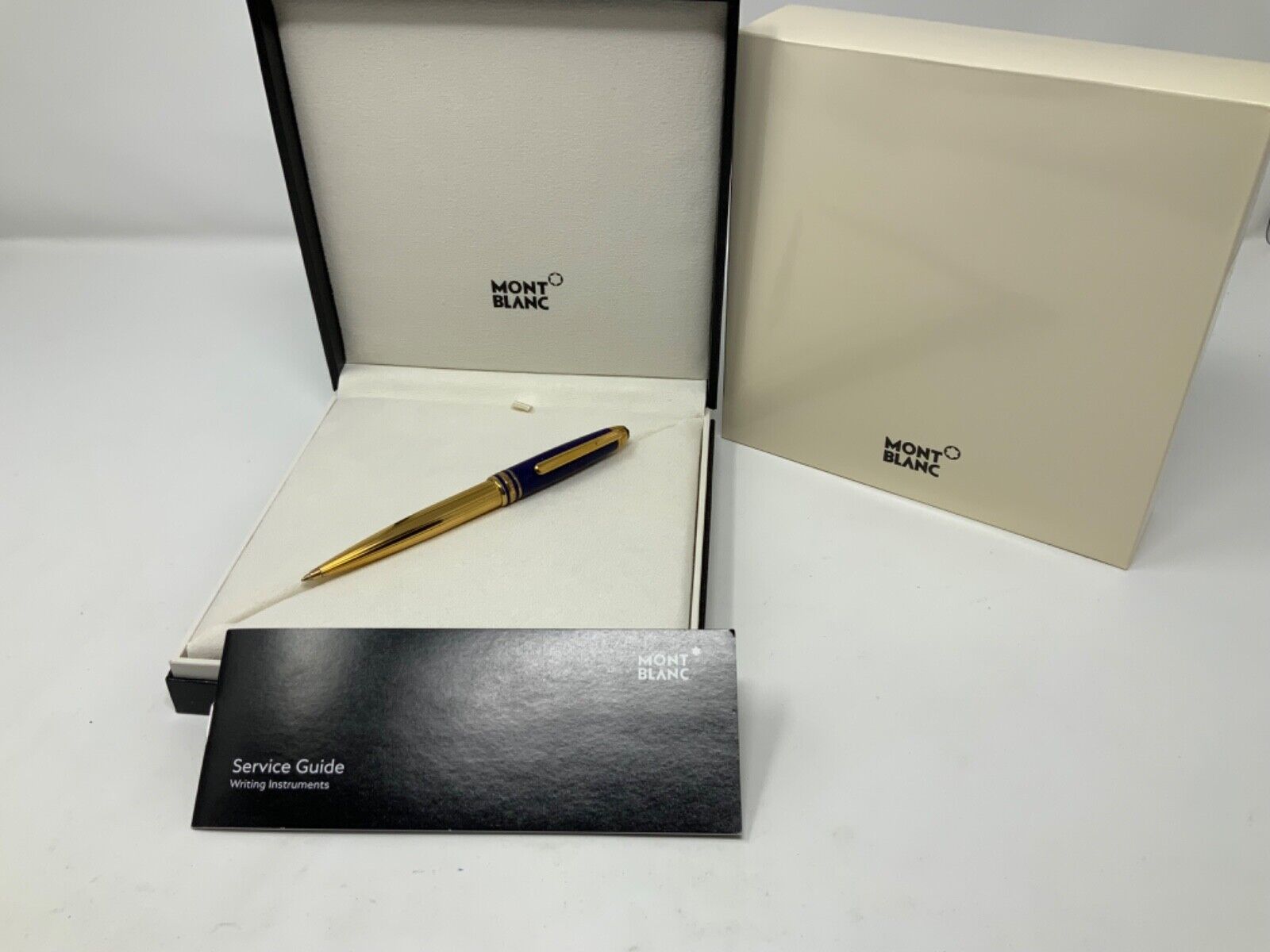 MONTBLANC Solitaire Ramses II Lapis Lazuli Vermeil Pen