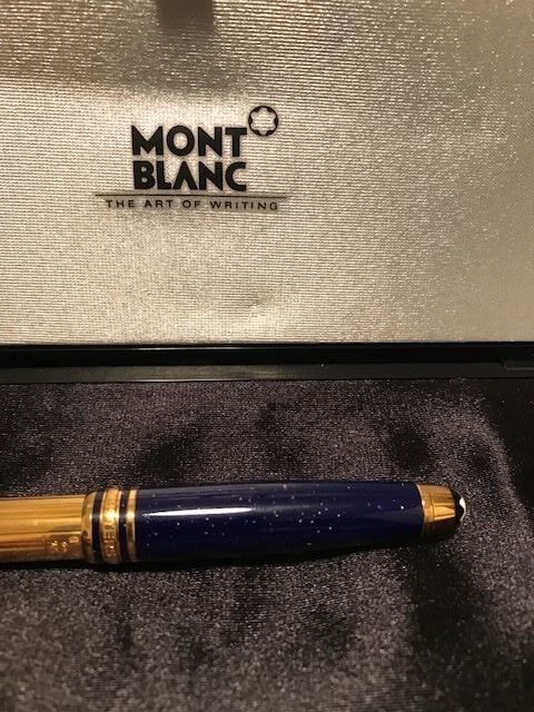 Montblanc Meisterstuck Ramses II Lapis Fountain Pen VIP
