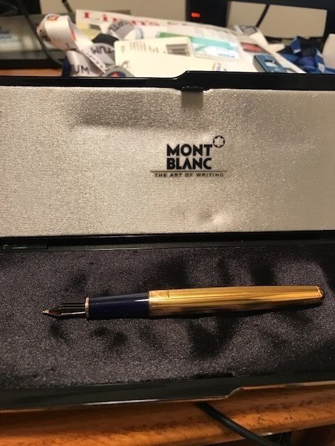 Montblanc Meisterstuck Ramses II Lapis Fountain Pen VIP
