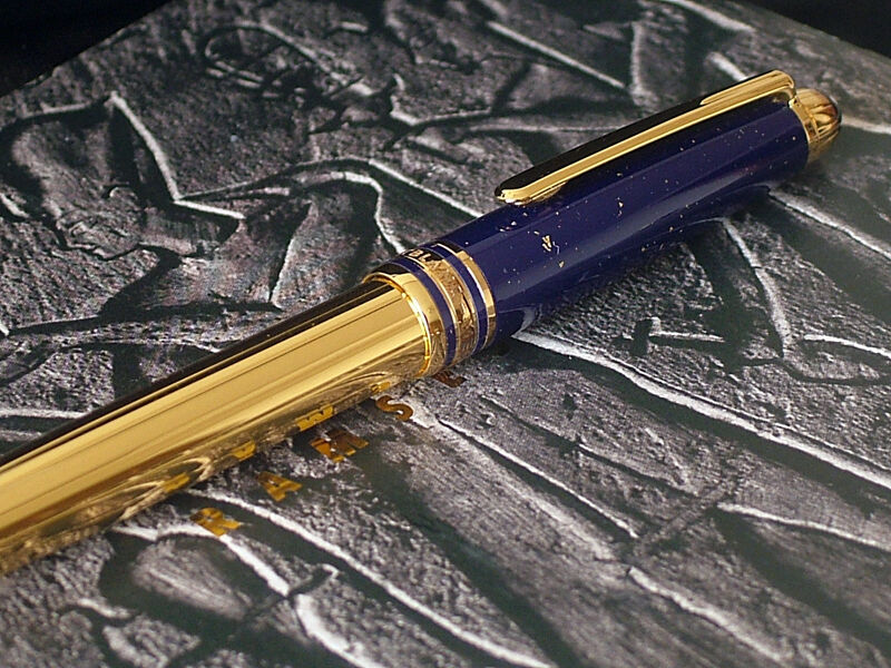Montblanc Ramses II Lapis Fountain Pen 18k VIP