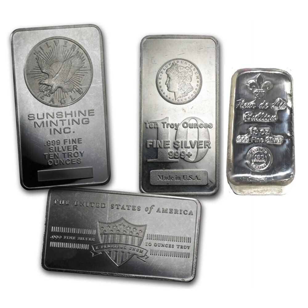10 oz .999 Fine Silver Bar - VIP Online Marketplace