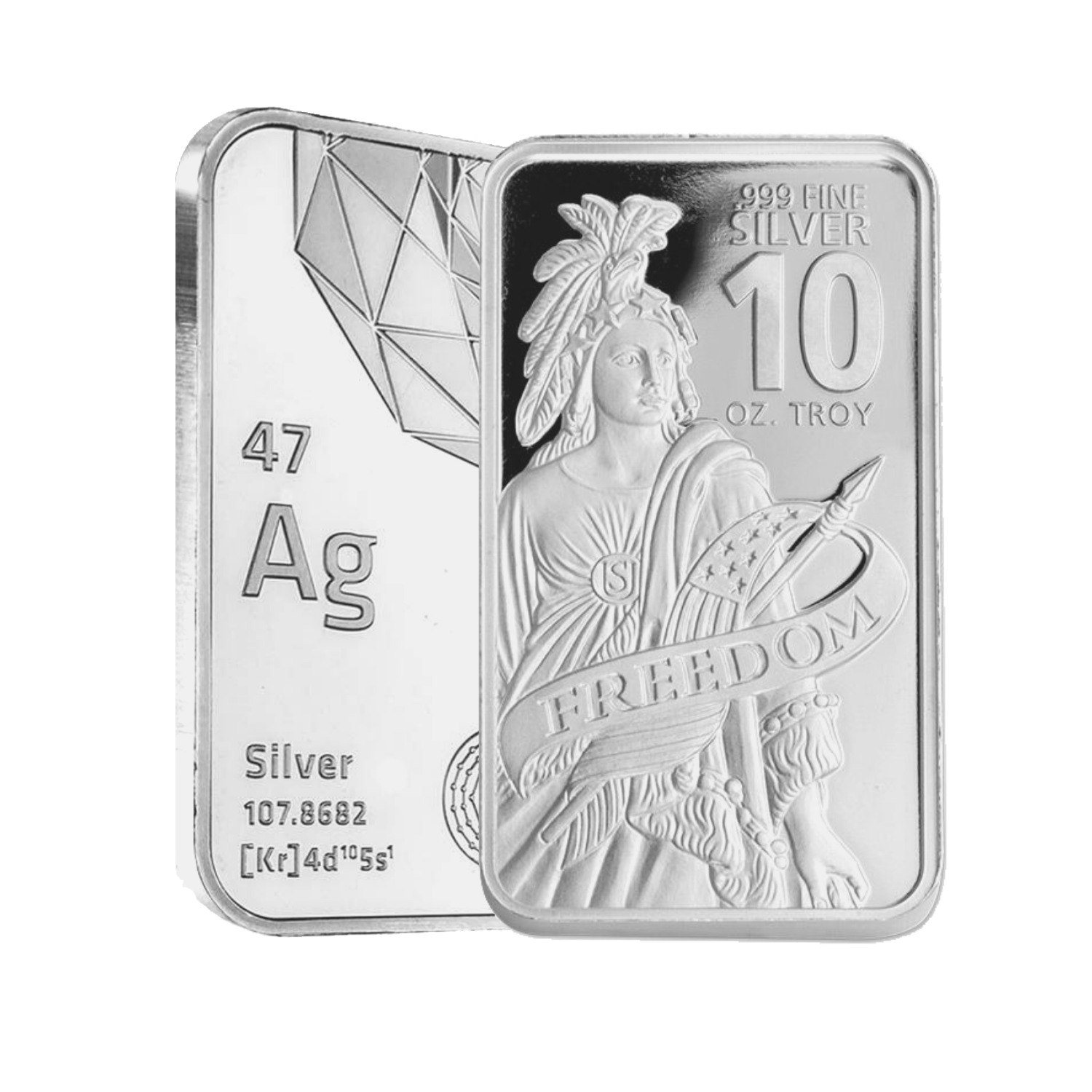 VIP Online Marketplace: 10 oz .999 Fine Silver Statue of Freedom