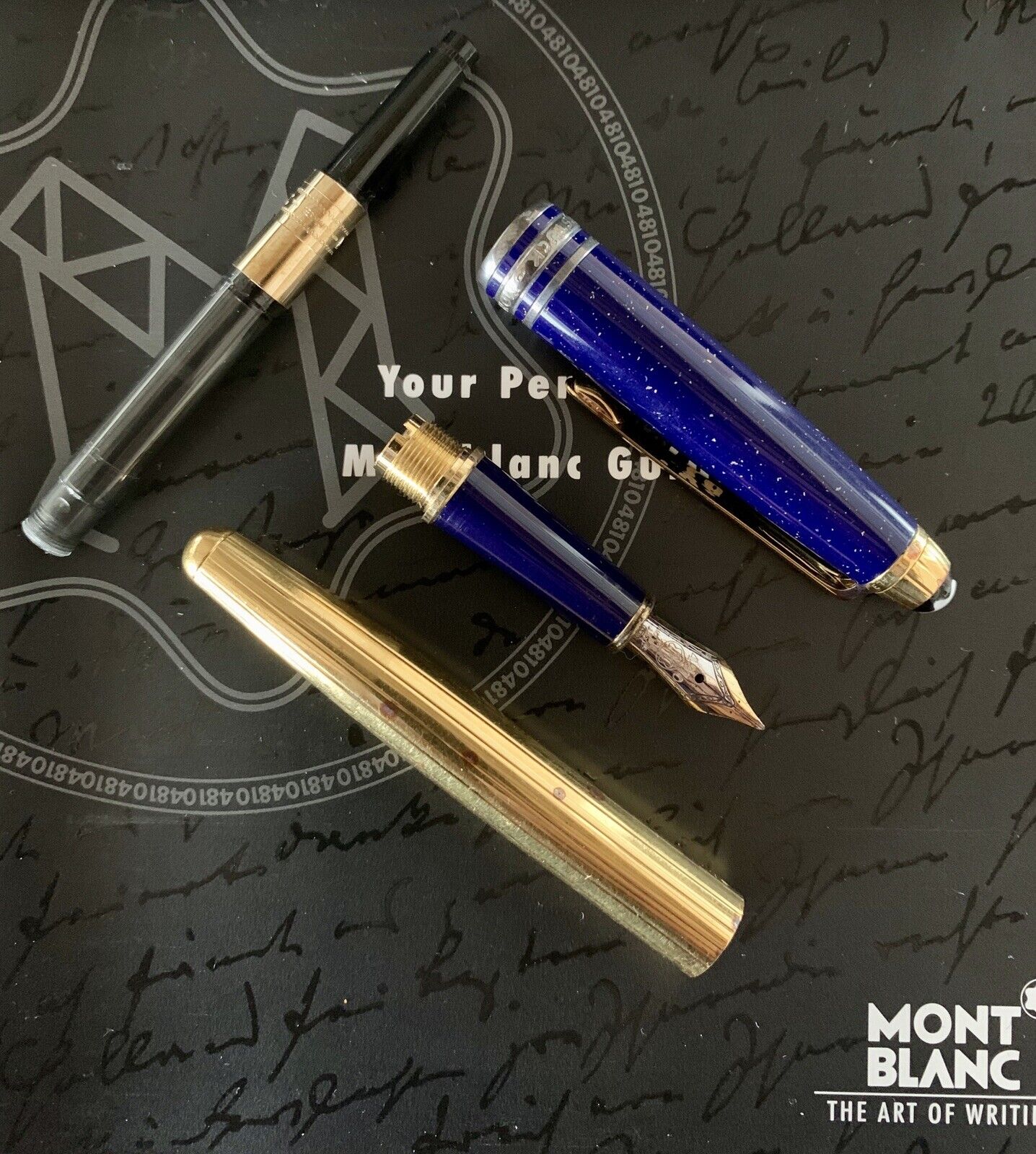 Montblanc Meisterstuck Solitaire Ramses II Fountain Pen 18K