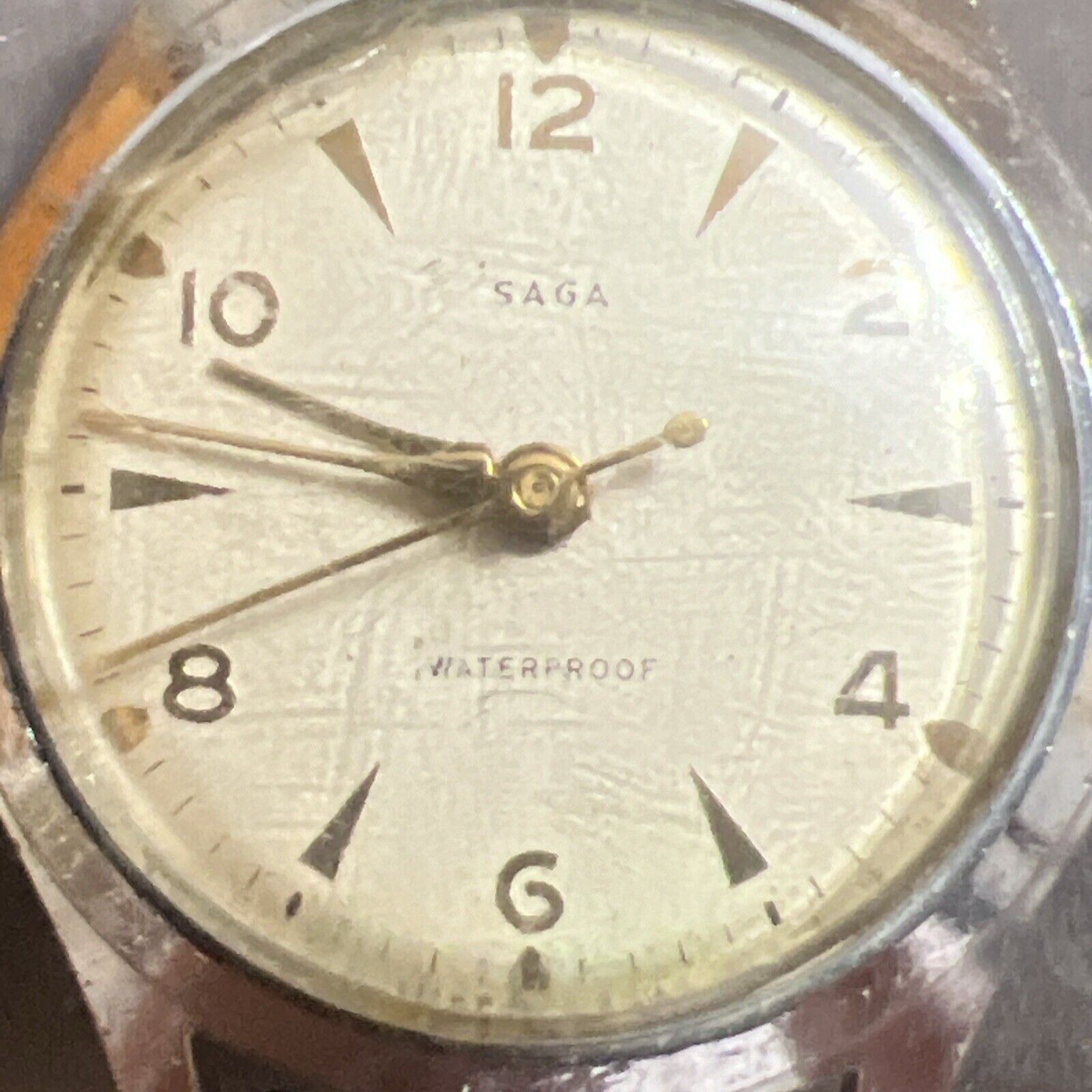 Men's Vintage SAGA Wind Up Wristwatch VIP Style