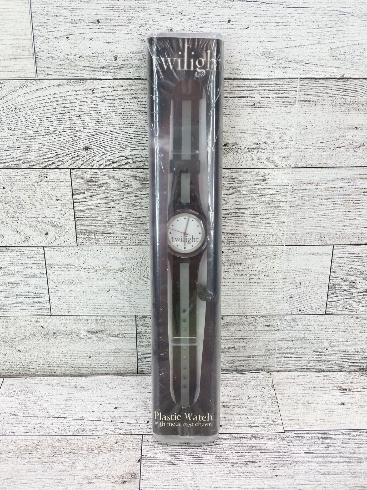 Twilight Saga Plastic Watch with Metal Crest Charm